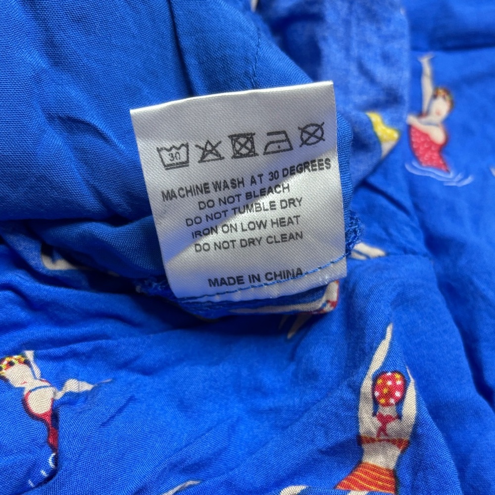 Lindy Bop Blue Christina Swimmer Playsuit Romper Vintage Inspired Size US 8 UK12 - Picture 8 of 8